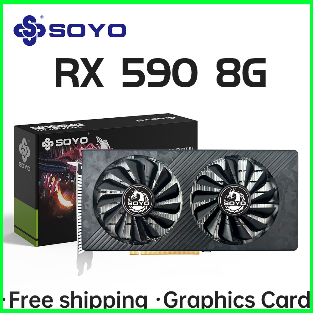 Rtx 3070 8Gb Graphics Card - SOYO AMD RX 590 8GB Placa
