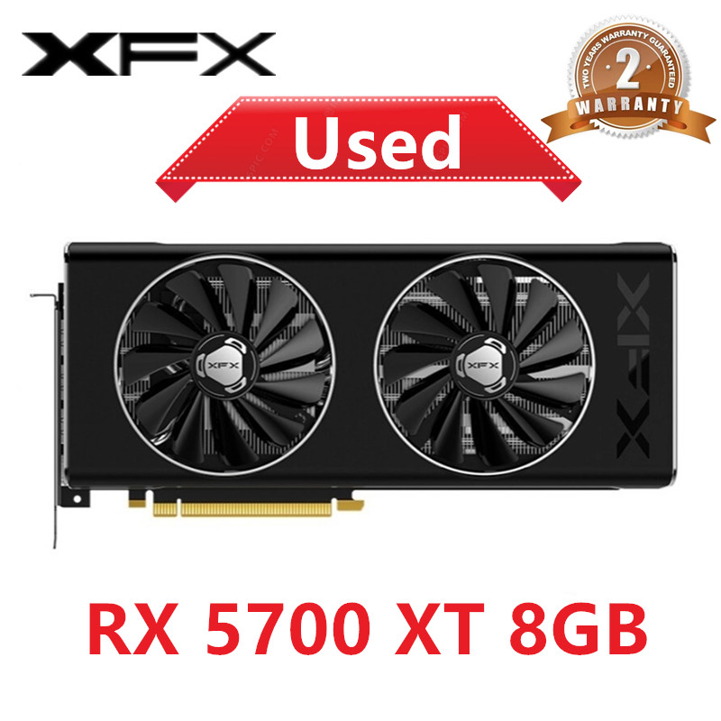 Rx 5700 Xt 8Gb Video Card - XFX RX 5700XT 사무실 그래픽 카드,