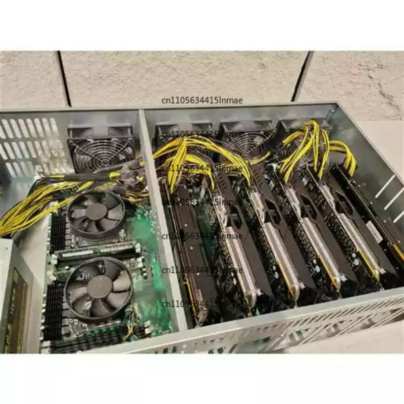 8 Gpu 4U Server Chassis - 컨트롤 컴퓨터 폭력적인 팬 4U 멀티