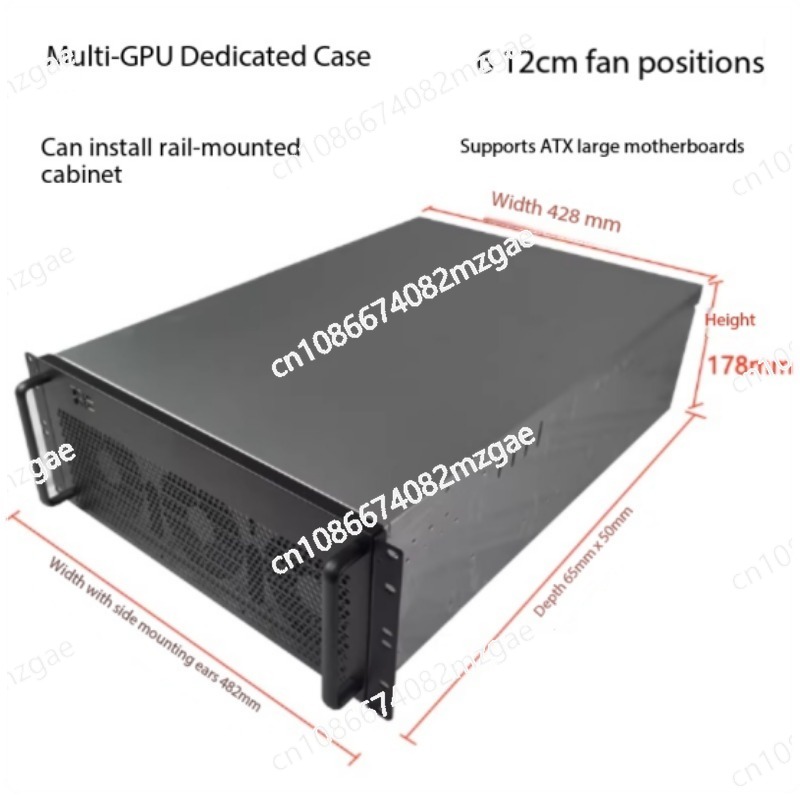 8 Gpu 4U Server Chassis - 4U 멀티 그래픽 카드 섀시 6/8