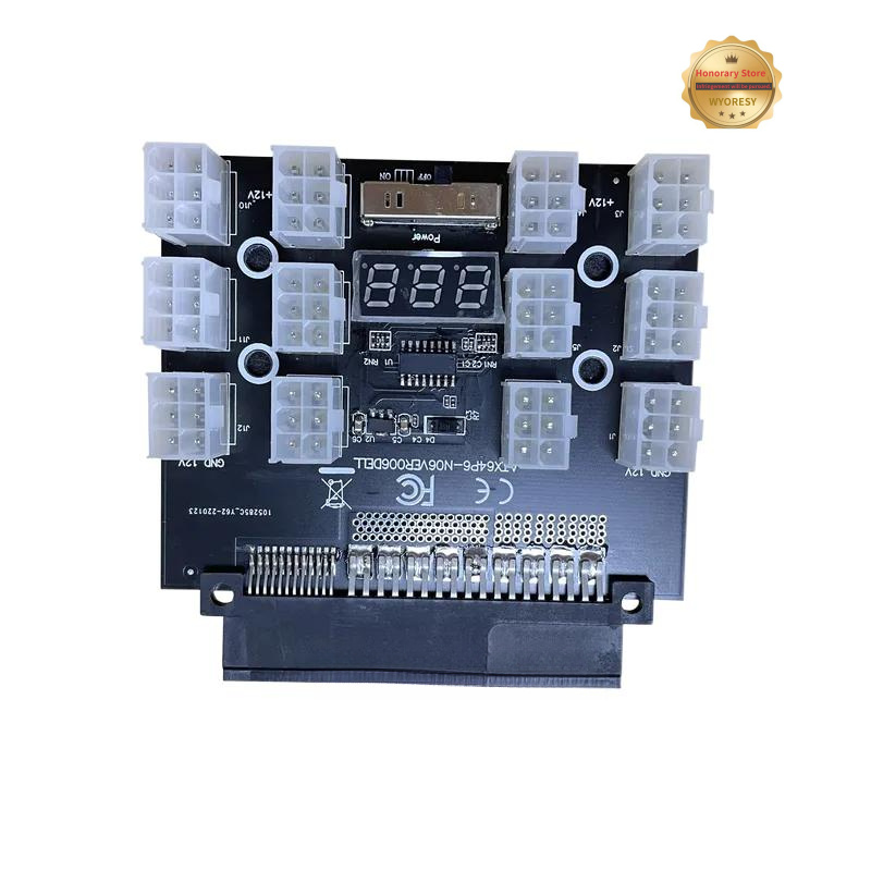 YD PCI-E 12V 50핀 - ATX 12 X 6핀 - 2400W Server Psu Breakout Board 리뷰 및 가격