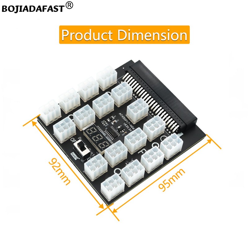 17 포트 PCIe 6핀 커넥터 서버 전원 공급 장치  - 2400W Server Psu Breakout Board 리뷰 및 가격