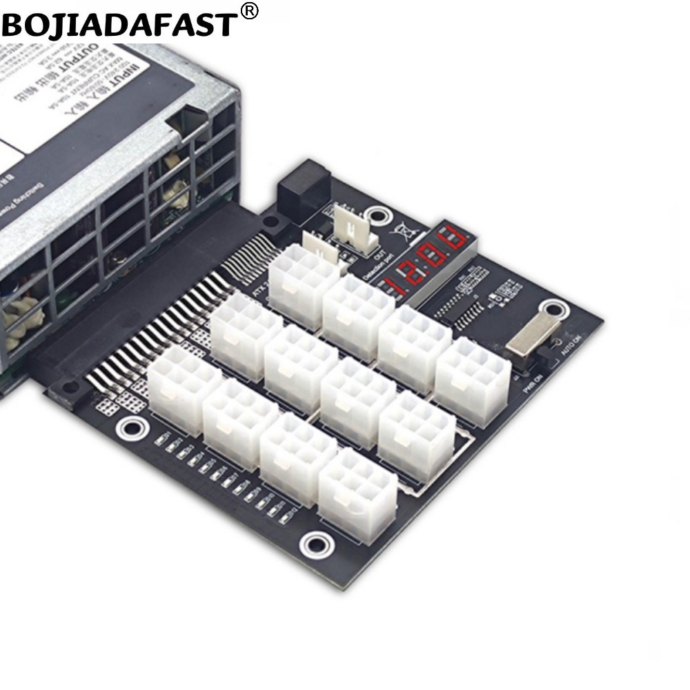 12 * PCI-E 6핀 커넥터 브레이크아웃 보드, D - 2400W Server Psu Breakout Board 리뷰 및 가격
