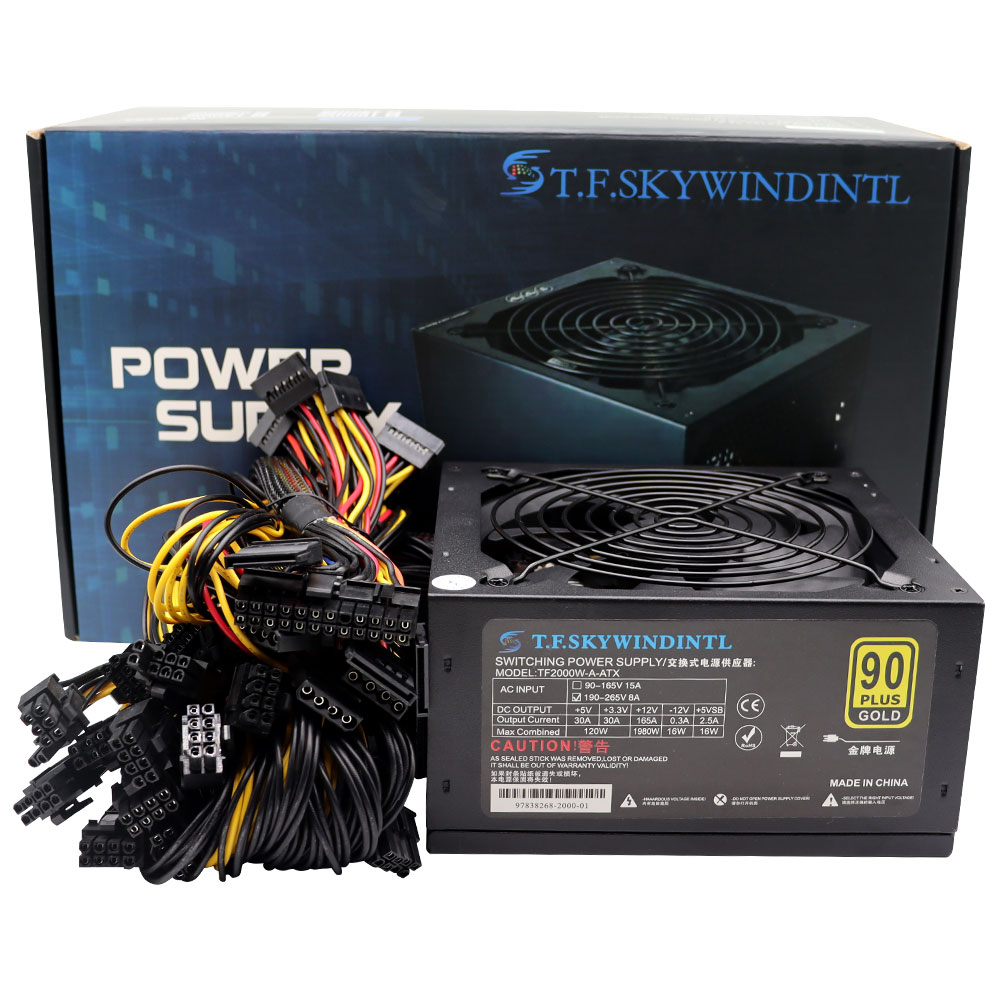 컴퓨터 마이닝 MINER BTC 데스크탑 220v용 T - 2000W Atx Mining Power Supply 리뷰 및 가격