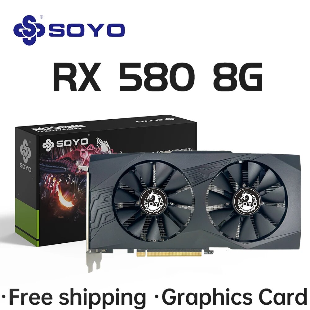 SOYO AMD Radeon RX580 8GB 그래픽  - Rx 580 8Gb 2048Sp Gpu 리뷰 및 가격