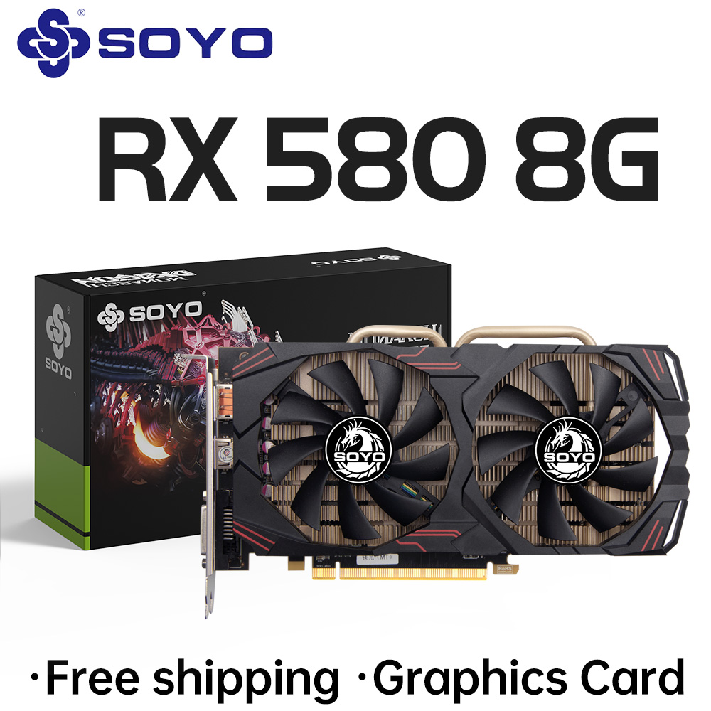 SOYO AMD Radeon RX580 8GB 그래픽  - Rx 580 8Gb 2048Sp Gpu 리뷰 및 가격